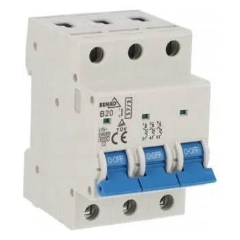 vypínač Nadproudový spínač Bemko 415 V IP20 20 A