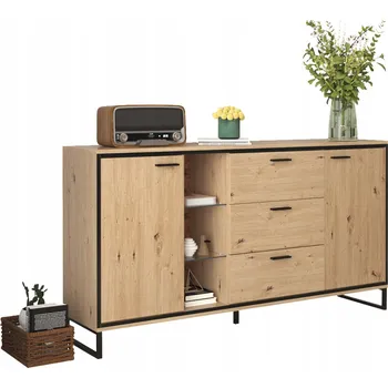 Komoda Komoda Arhatreya 40 x 160 x 85 cm, béžové odstíny