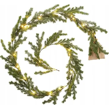 Vánoční dekorace VILLA ITALIA Vánoční girlanda LED 190 cm se třpytkami