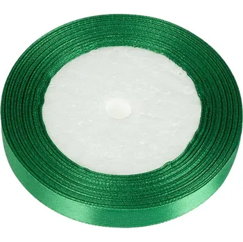 Stuha Stuha saténová zelená 12 mm/ 22,5m