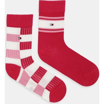 Pánská móda Dětské ponožky Tommy Hilfiger 2-pack 701236325.9BYA růžová 30X, vel. 35/38