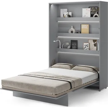 Postel Sklápěcí postel vysoká 140 Bed Concept - Lenart Šedá 151x218 cm