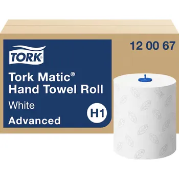 Tork Matic® jemné papírové ručníky v roli Advanced H1, 21x25 cm, dvouvrstvé