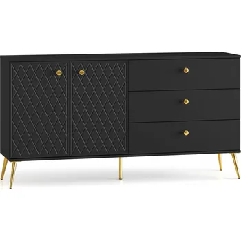 Komoda Komoda Eljot - ML Meble Černá 160x85 cm