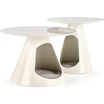 Konferenční stolek Sada konferenčních stolků Osario - Halmar Bílá x40 cm