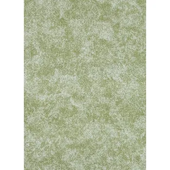 Koberec Breno Metrážový koberec SERENADE 611 (Ecoluxe) pistáciově zelený melír s leskem, šíře 500 cm, Zelená