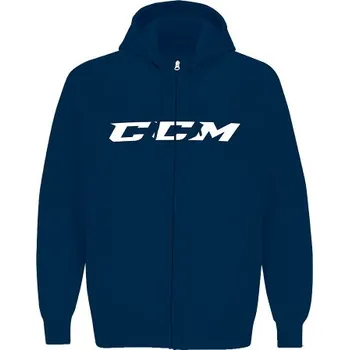Pánské oblečení CCM Mikina CCM Fullzip CVC JR, Barva NAV, Velikost XL 896832