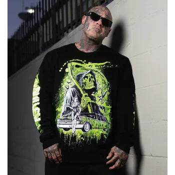 Pánské tričko tričko hardcore pánské - NEVER LATE - SULLEN - SCM7525_JTBK - L