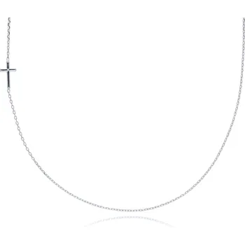 Náhrdelník MOISS náhrdelník z bílého zlata SRDCE NA000073