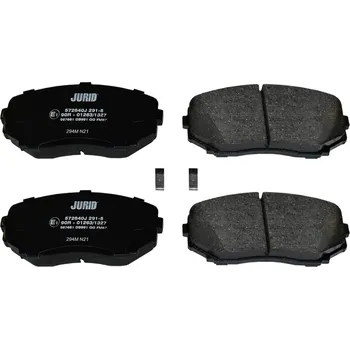 Brzdová destička Sada brzdových destiček, kotoučová brzda JURID 572640J