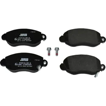Brzdová destička Sada brzdových destiček, kotoučová brzda JURID 573015J