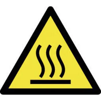 Kancelářský nábytek výstražná tabule Varování před horkým povrchem 1 ks