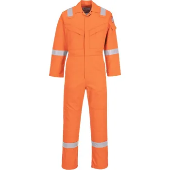 Jednorázový oděv PORTWEST Kombinéza FR21, odlehčená, antistatická, 210g POR-FR21ORR4XL Oranžová 4XL Standartní