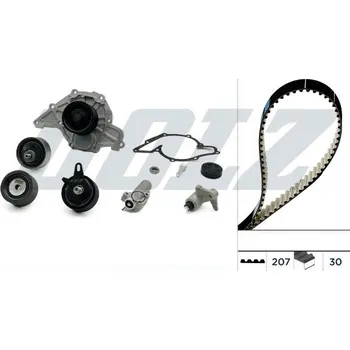 Rozvod motoru Vodní pumpa + sada ozubeného řemene DOLZ KD327