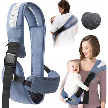 Měkké nosítko pro děti od 0 měsíců, modré, bavlněné
