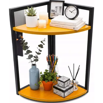 Knihovna Dřevěná police WS 24 x 24 cm černá