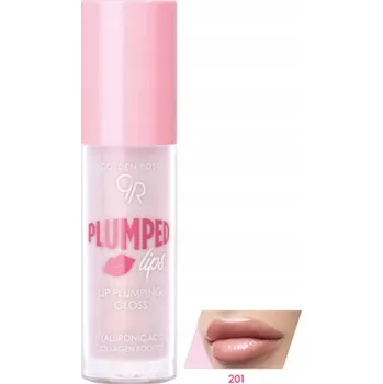 Lesk na rty Golden Rose Lesk na rty pro optické zvětšení objemu Plumped Lips - 201