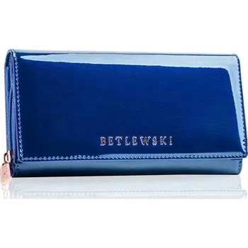 Peněženka Betlewski dámská peněženka z pravé kůže – modrá