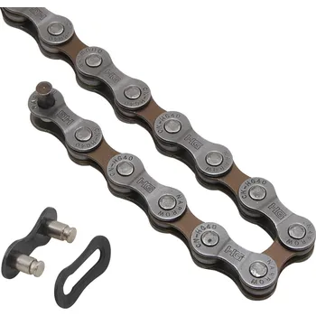 Řetěz na kolo Řetěz Shimano CNHG40 šedý balený +spojka
