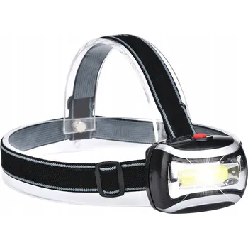 ČELOVKA COB ČELOVKA NOUZOVÁ KEMPINGOVÁ VÝKONNÁ LED 3W 800LM