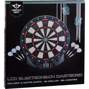 Elektronický terč na šipky + 6 šipek s měkkými hroty