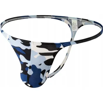 Kalhotky Pánské bavlněné mini tanga elastické, prodyšné v provedení MASKÁČOVÝ - L