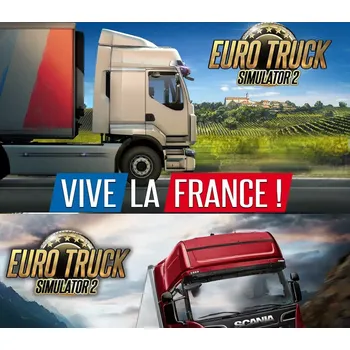 Počítačová hra Euro Truck Simulator 2 + Vive la France DLC Bundle