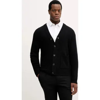 Dámský svetr Kardigan s příměsí vlny Lindbergh 30.800223 černá 99X, vel. L