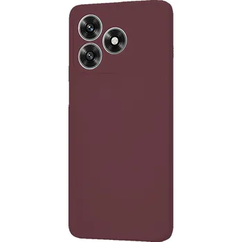 Pouzdro na mobilní telefon Techsuit - SoftFlex - Honor X5c Plus - švestkově červená