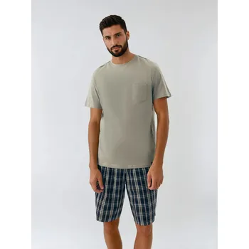 Pánské pyžamo Pyžamo Dexter 42617-07X Světle zelená - Henderson M