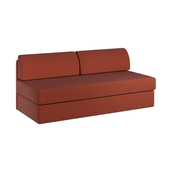 Sedací souprava MARIANA S OPĚRKOU, válenda celočalouněná, látka BEST 10 - látka cihlová