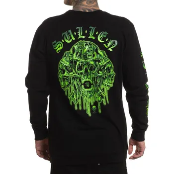 Pánské tričko tričko hardcore pánské - MELTING SKULLS - SULLEN - SCM7541_JTBK - 4XL