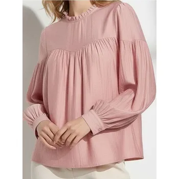 Dámská halenka Sinsay - Nabíraná halenka - pastelová růžová - 053GY-03X - 053GY-03X-XXL