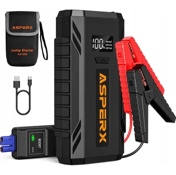 Powerbanka STARTOVACÍ ZDROJ 1500 A, 12 V POWERBANKA LED SVÍTILNA PRO AUTO SUV STARTER