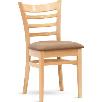 Jídelní stůl AMERICA – čalouněná židle - tm. hnědá , boss 3 beige