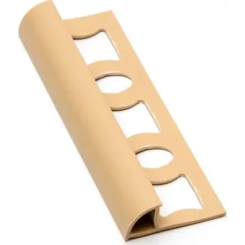 ukončovací lišta Lišta ukončovací "oblá" Profil-EU béžová, PVC, délka 250 cm, výška hrany 10 mm, L1025004