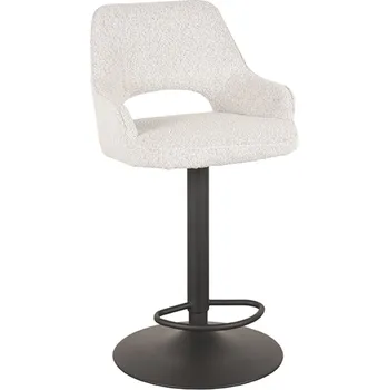 Barová židle LABEL51 barová židle FER bílé bouclé CM-55.013