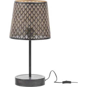 Lampička WOOOD stolní lampa KARS černá 377283-Z