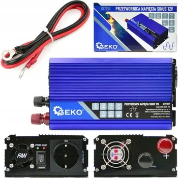 Měnič napětí Měnič Napětí napětí SINUS 12V na 230V 500/1000W