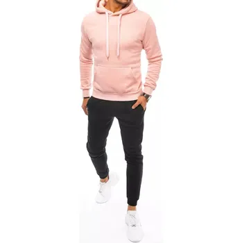 Dstreet Pánská souprava Mioni růžovo-černá L AX0641 44685