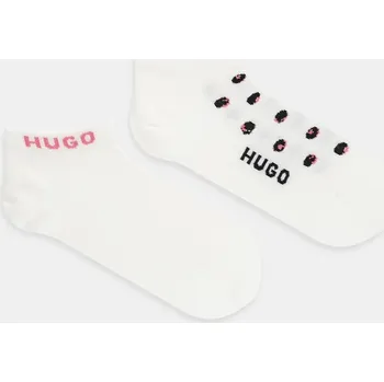 Pánské oblečení Ponožky HUGO 2P AS POLKA POP CC W 2-pack 50545114 béžová 01X, vel. 35-38