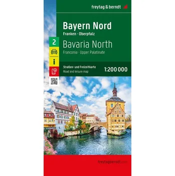Bayern Nord, Straßen- und Freizeitkarte 1:200.000, freytag & berndt - freytag & berndt