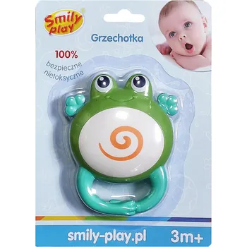 Hračka pro kojence SMILY PLAY Chrastítko žába žabička 0+