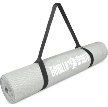 podložka na cvičení Gorilla Sports podložka na jógu z PVC, šedá