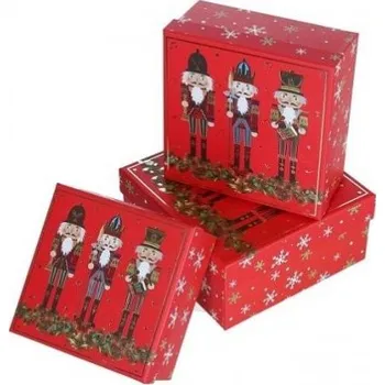 Dárková krabička Dárková krabička Vánoční louskáče velká