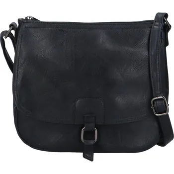 Kabelka Trendy dámská koženková crossbody kabelka Gergana, tmavě modrá