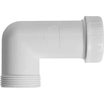 Sifon Odpadní koleno k umyvadlu 5/4 DN32 Plast Brno bílá polypropylen ETTK300