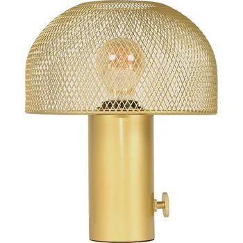 Čtecí lampička LABEL51 Stolní kovová lampa FUNGO zlatá MT-2329