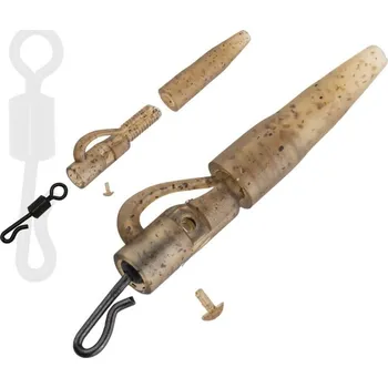 Zfish Závěsky Lead Clip Set &amp; Tail Rubber + QC 6 ks