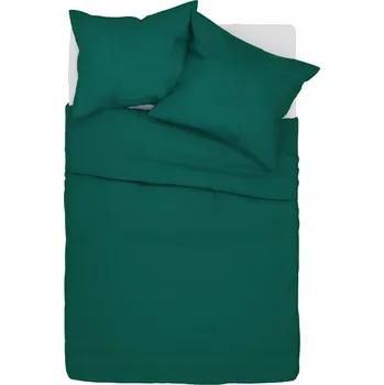 Povlečení SADA POVLEČENÍ 160x200 POVLEČENÍ 70x80 BAVLNĚNÁ JEDNOBAREVNÁ